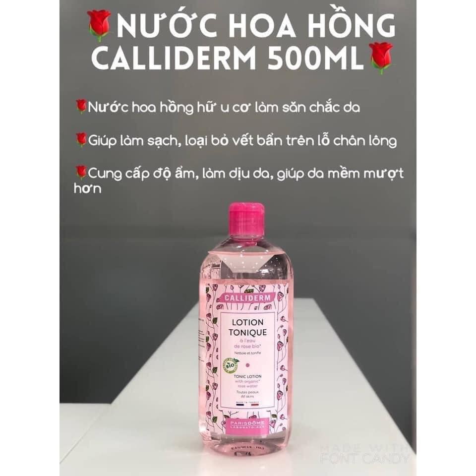 Nước hoa hồng làm sạch se khít lỗ chân lông Lotion tonique Calliderm