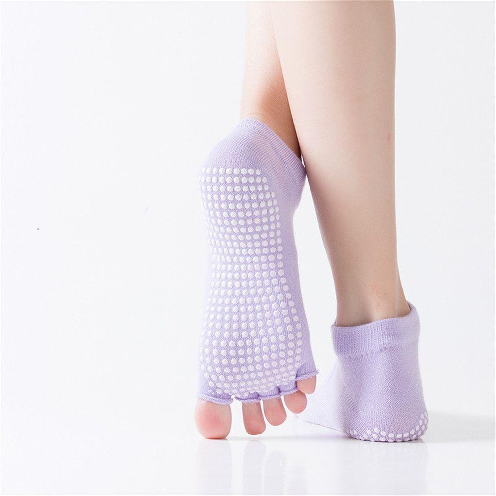 Vớ Tập Yoga / Nhảy / Pilate Chống Trượt Nhiều Màu Sắc Cho Nữ