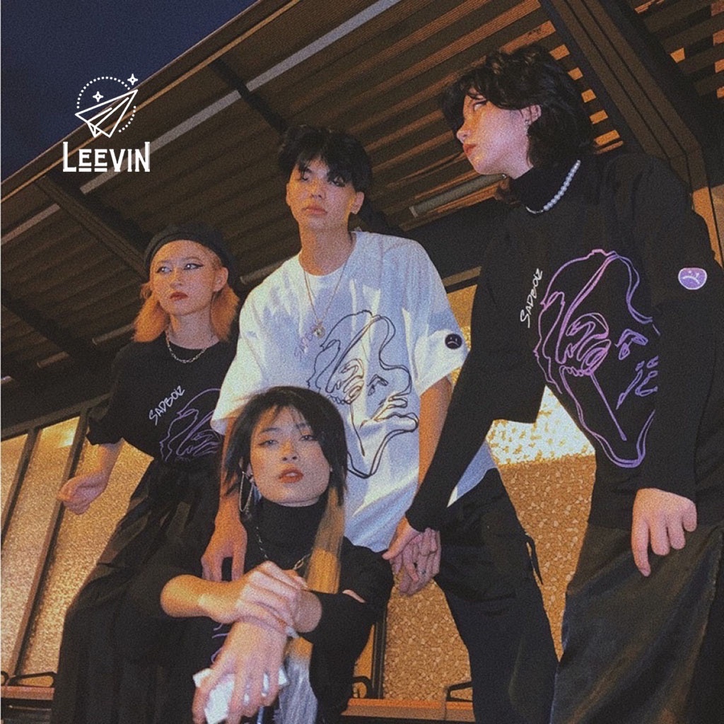 Áo Thun Nam Nữ SADBOIZ SIGNATURE Form Rộng Unisex - Kiểu áo sad boiz form rộng tay lỡ Local Brand Leevin Store