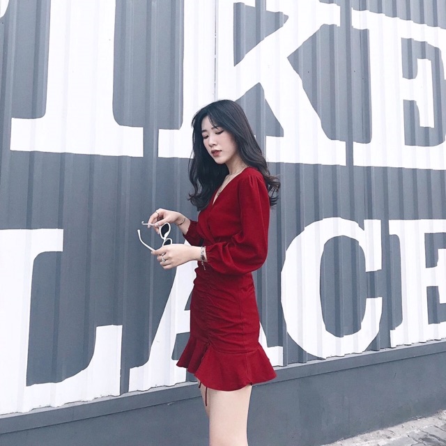 ✅FREESHIP-MẶC LÀ XINH✅ ĐẦM DỰ TIỆC ĐUÔI CÁ RÚT DÂY BÊN HÔNG 👉HÀNG CHUẨN LOẠI 1👈 Đầm Tay Dài Dự Tiệc Sang Trọng 2020 | BigBuy360 - bigbuy360.vn