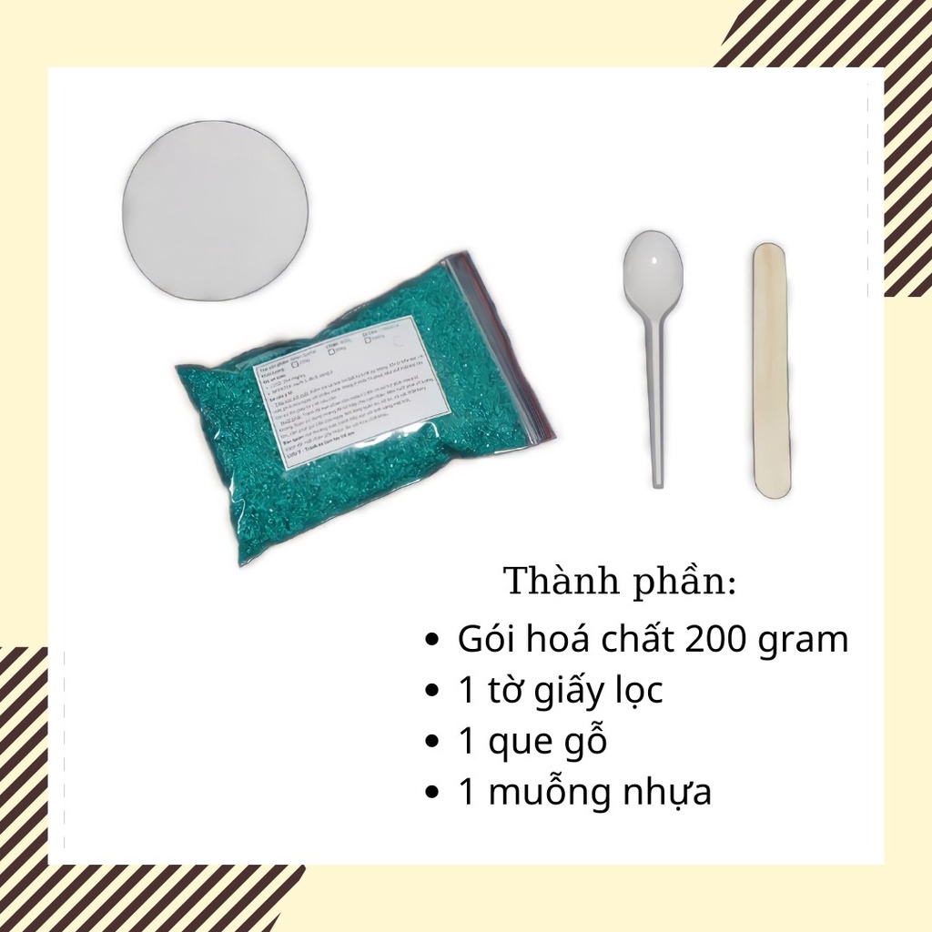 NiSO4 - 200g & 500g - Combo nuôi tinh thể Niken Sunfate kèm hướng dẫn l TCrystalStore