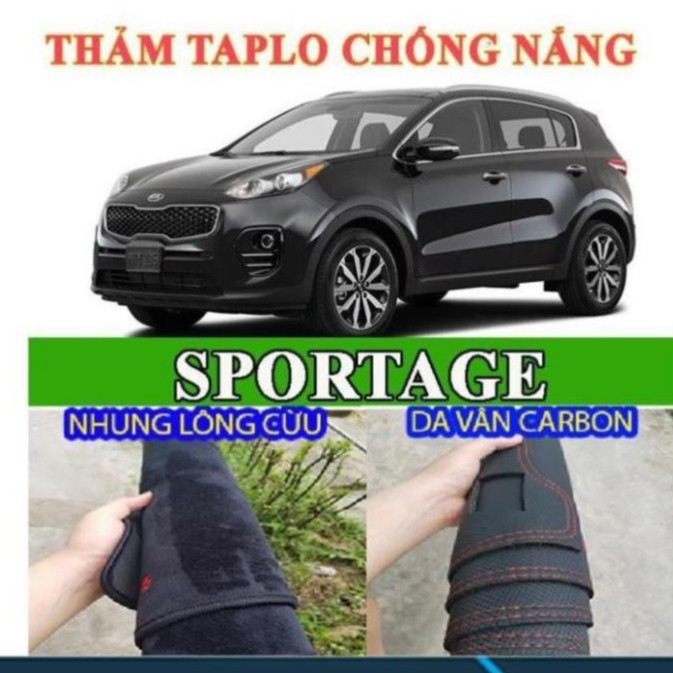 THẢM DA SPORTAGE THẢM TAPLO DA VÂN CARBON HÀNG CAO CẤP-BẢO HÀNH 24 THÁNG