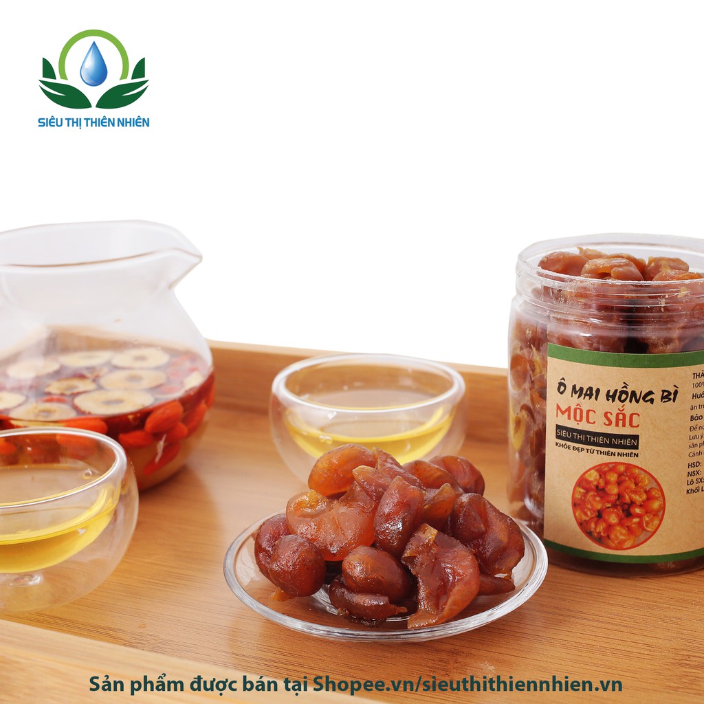 Ô mai hồng bì Mộc Sắc, hoàng bì xí muội hạ sốt, giải cảm nguyên chất của siêu thị thiên nhiên