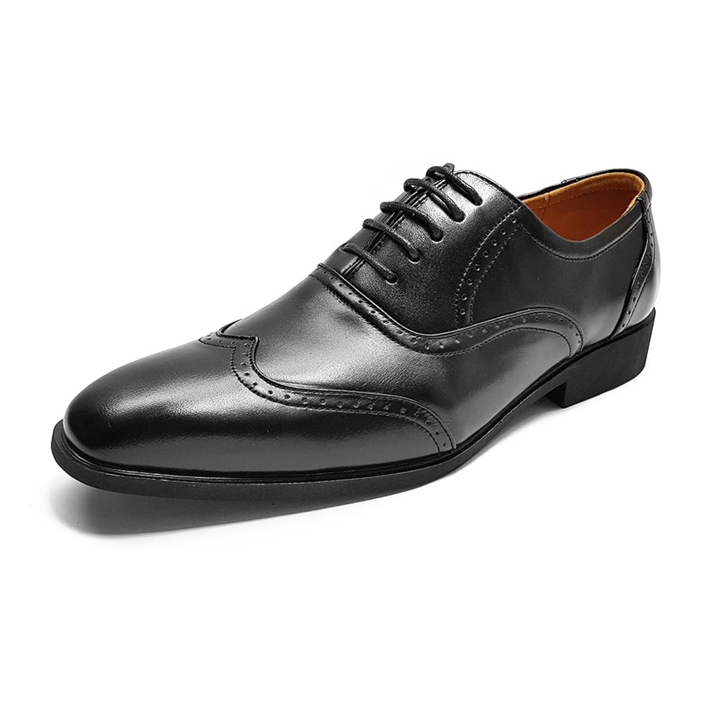 Giày công sở nam buộc dây da bò thật CS51D