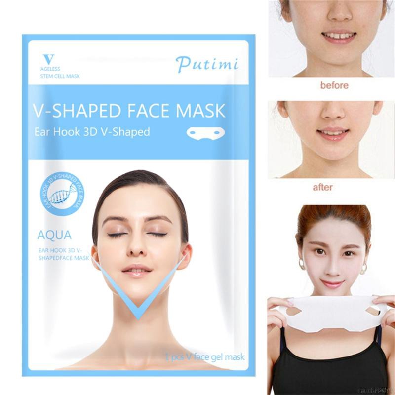 Mặt nạ gel có dây móc tai định hình thon gọn gương mặt V-Line