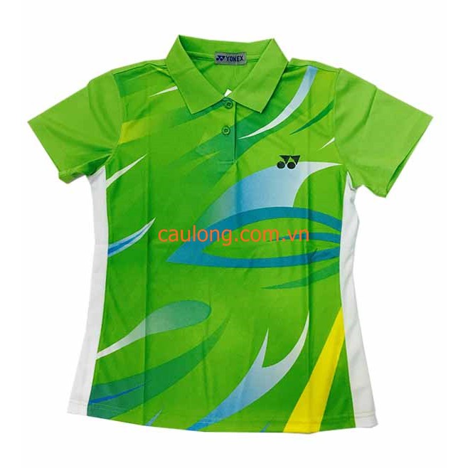 Áo Cầu Lông Nam Nữ Cổ Bâu Yonex 8285 Xanh Chuối