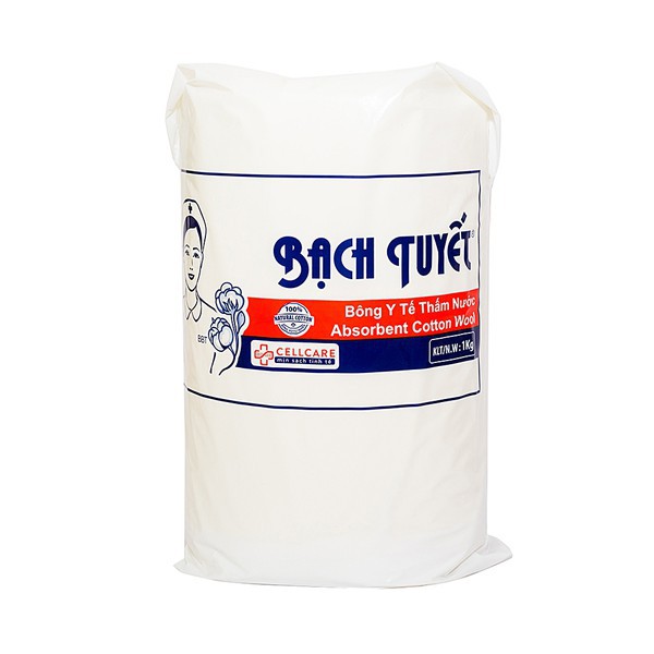 Bông Gòn Bạch Tuyết Mềm Mịn, Thấm Hút ( 1 kg)