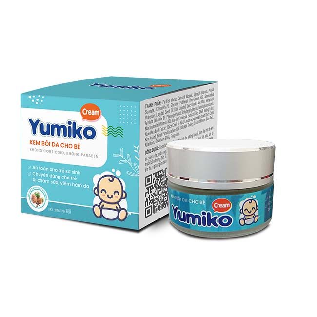 Kem nẻ Yumiko 20g chống nẻ, dưỡng ẩm da mềm mịn, an toàn cho trẻ sơ sinh