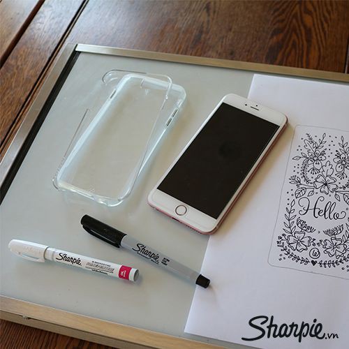 Bút sơn ngòi kim vẽ lên mọi bề mặt Sharpie Oil Based Extra Fine
