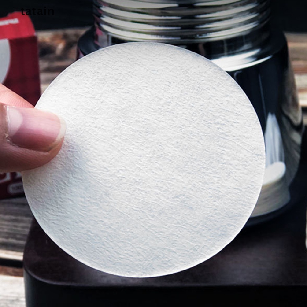 [TAT] 100pcs Round Coffee Filter Paper Moka Pot Coffee Maker Filter Tools No.3 /No.6 CVX