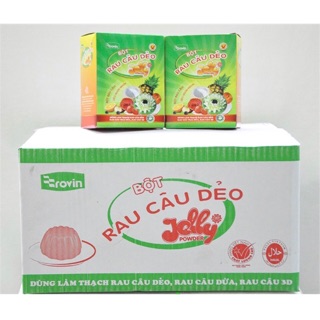 1 Thùng Rau Câu Dẻo Jelly Hoàng Yến Rovin 20 hộp