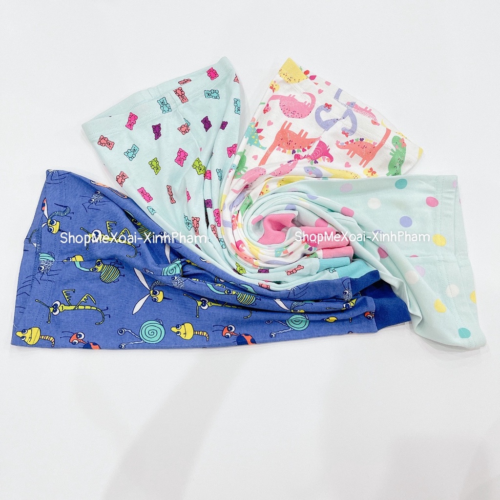Quần dài Carter size 12M, Cotton cho bé gái/bé trai xuất dư xịn 8-9kg