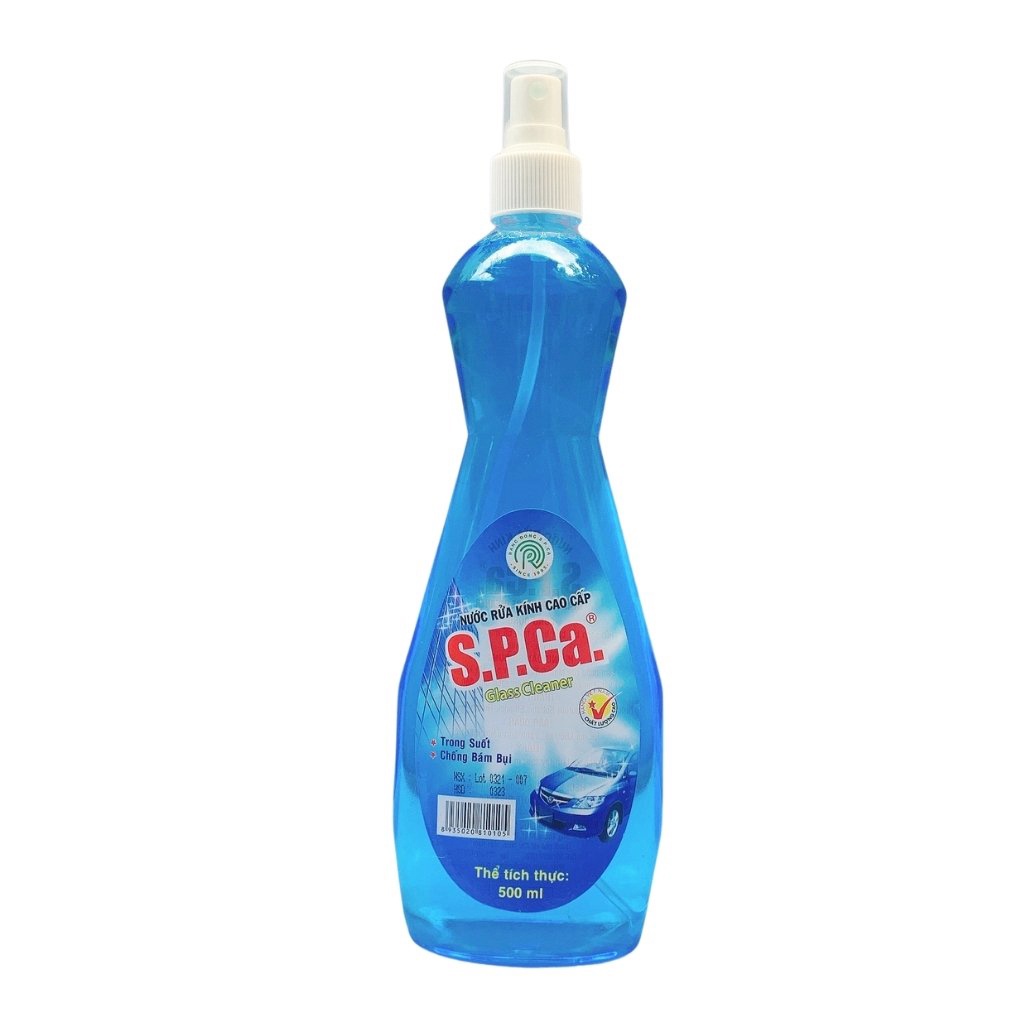 Nước Lau Kính Cao Cấp SPCa 450ml Nước Lau Kiếng Siêu Sạch Chống Bám Bụi [Chính Hãng]