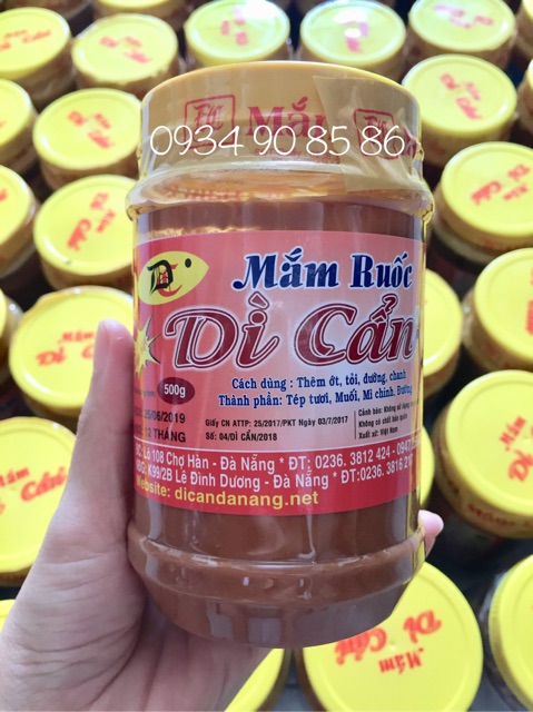 Mắm ruốc Dì Cẩn đặc biệt 500g