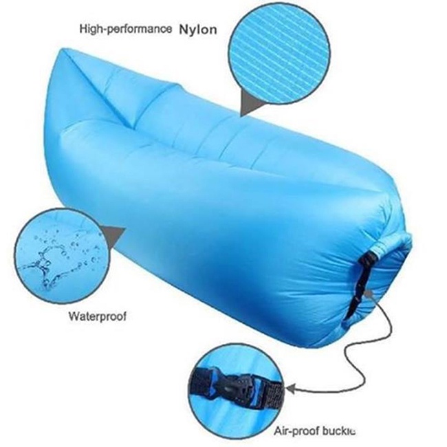 [FREESHIP] Ghế Hơi Du Lịch Không Cần Bơm, Sofa Văn Phòng, Đệm Hơi Du Lịch, Phượt, Dã Ngoại Túi Gió.