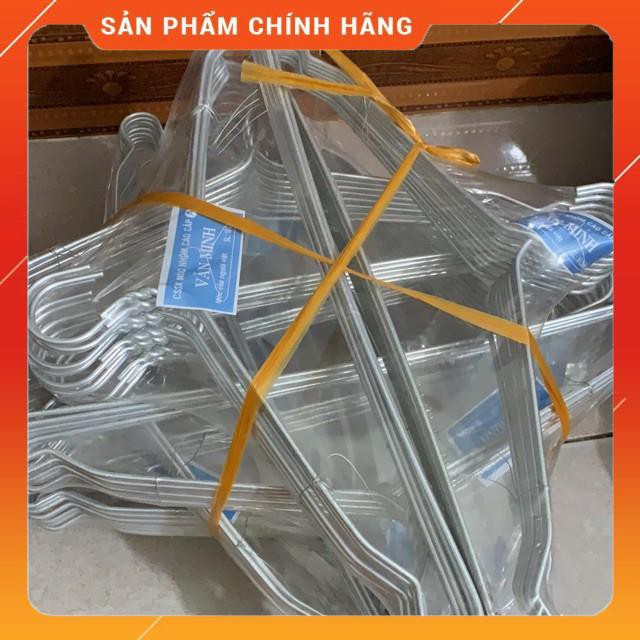 [ HÀNG SIÊU TỐT] COMBO 10 cái Móc quần áo nhôm người lớn loại 400g - 45CM