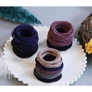 Sét 100 dây buộc tóc nhiều màu cho chị em