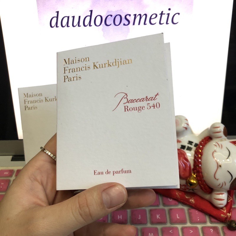 [ vial ] Nước hoa Maison Francis Kurkdjian Paris Baccarat Rouge 540 - APOM - A Rose - Oud - Lumiere Noir - Aqua EDP 2ml | BigBuy360 - bigbuy360.vn