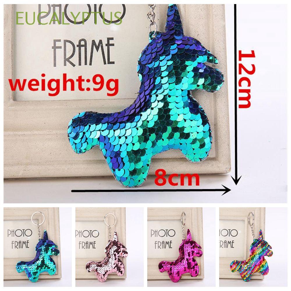 Móc khóa hình ngựa đính kim sa lấp lánh