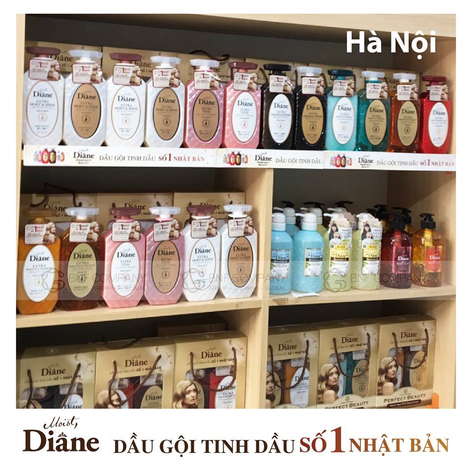 Dầu Gội Moist Diane / Dầu Gội Tinh Dầu Cao Cấp Bán Chạy Số 1 Nhật Bản 450ml / chai