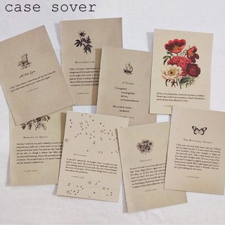 Set 8 Sticker thiết kế chủ đề Quotes Hay trang trí Planner - Case Sover