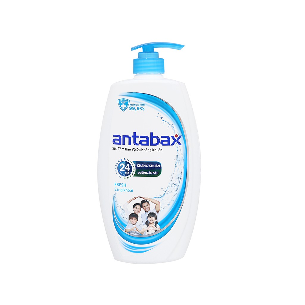 Sữa tắm bảo vệ da kháng khuẩn Antabax UV White trắng sáng 850ml