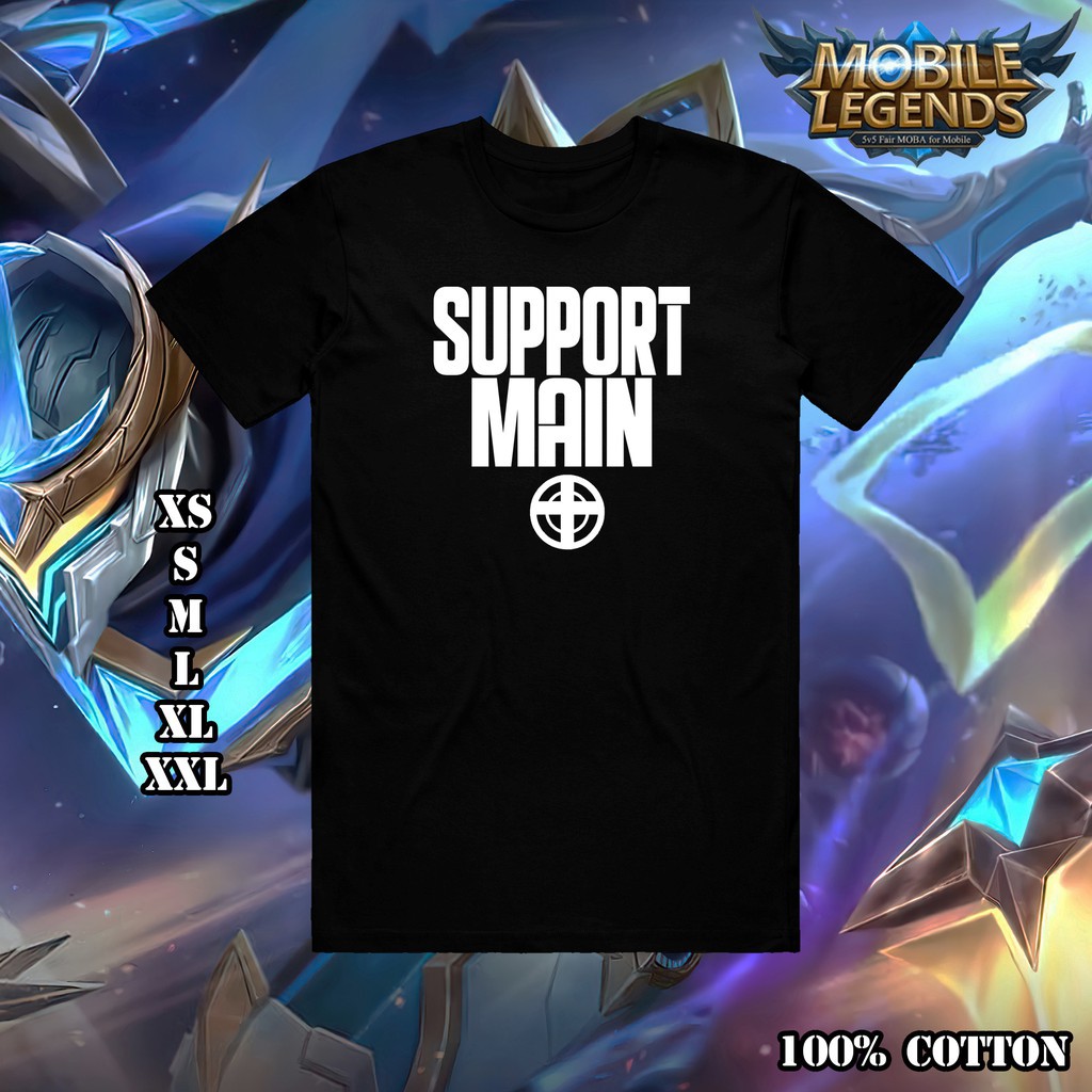 (SALE 50%)Áo thun in Mobile Legends Bang Bang MLBB Support Main MLB New Trend Fashion Design Shirt (M6) - bán chạy nhất