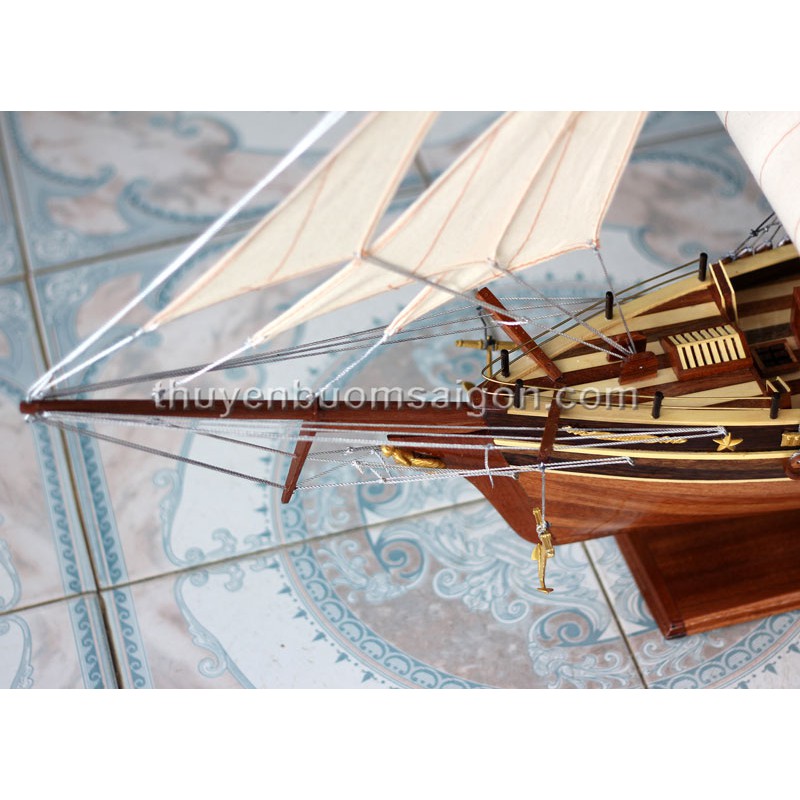 Thuyền Gỗ Phong Thủy Trang Trí Cutty Sark Dài 97cm