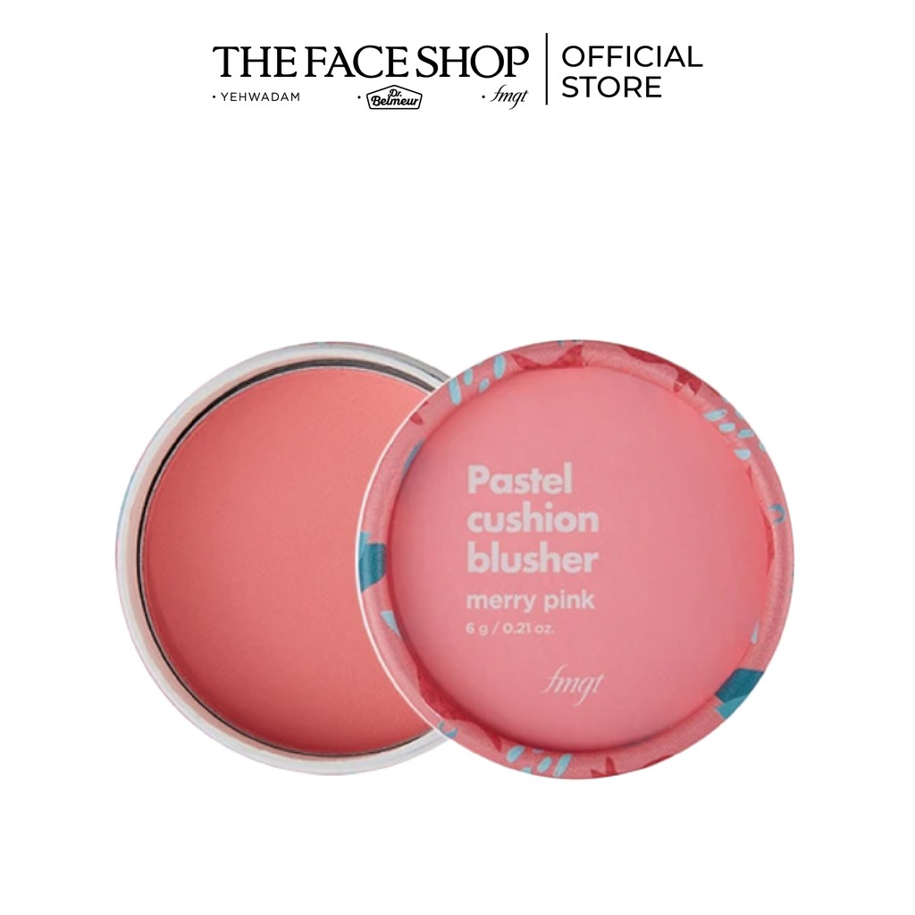 [Mã COSTFS214 -8% đơn 250K] Phấn Má Hồng Trang Điểm TheFaceShop The Face Shop Pastel Cushion Blusher 5g