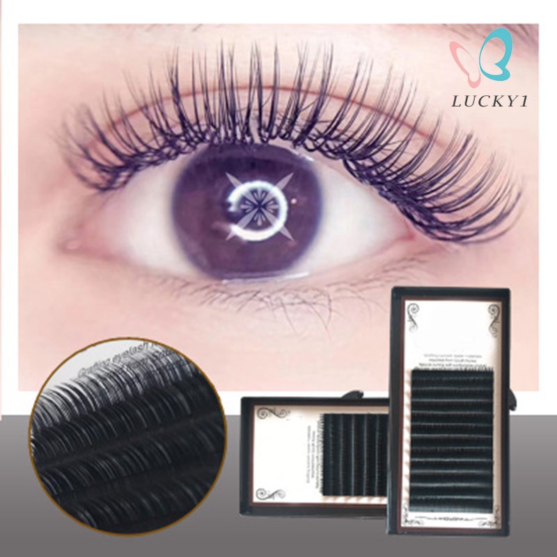 Eyelash 0.07 C Curl Professional Individual Makeup Grafting Extension Eyelashes for Women