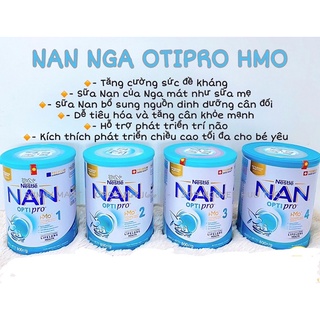 [ DATE 2023_hôp 800g]Sữa bột Nan Nga nội địa, Sữa phát triển thể chất hỗ trợ tăng cường sức đề kháng cho trẻ_shopbaby.vn