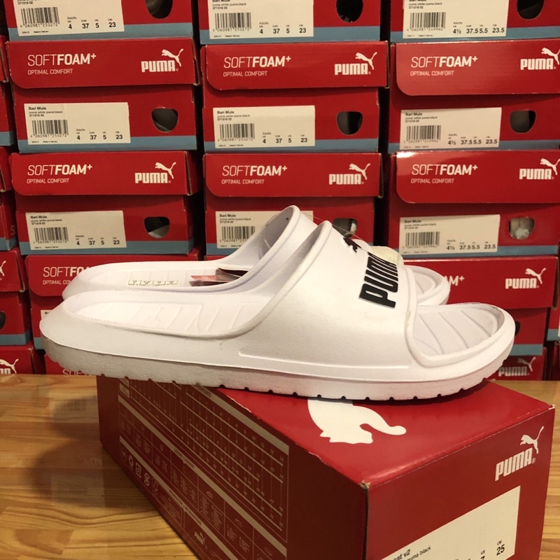 Dép Puma Divecat V2 - White 369400 02 Hàn Quốc