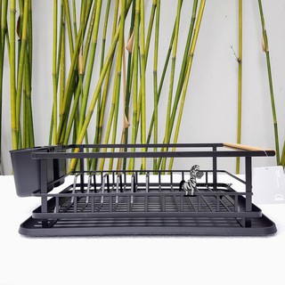 Kệ úp chén dĩa lock&lock bằng sắt sơn tĩnh điện lwr138blk