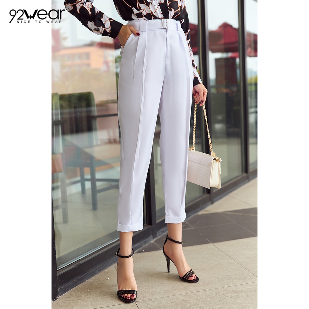 Quần baggy nữ đai rời QAW0673 92WEAR | BigBuy360 - bigbuy360.vn