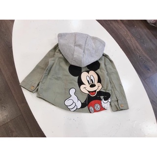 Áo sơmi Mickey Disney có mũ cho bé