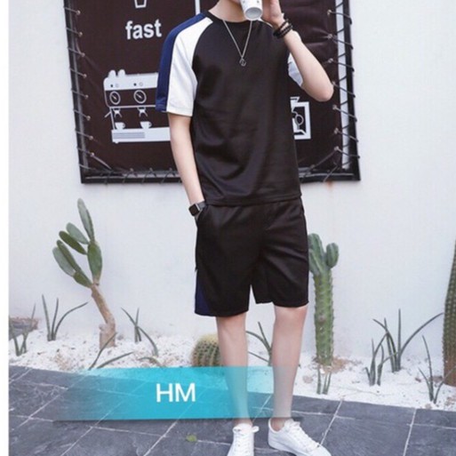 Bộ Đồ Mặc Nhà Nam Chất Thun Lạnh Xuất Dư Cao Cấp Phối Tay