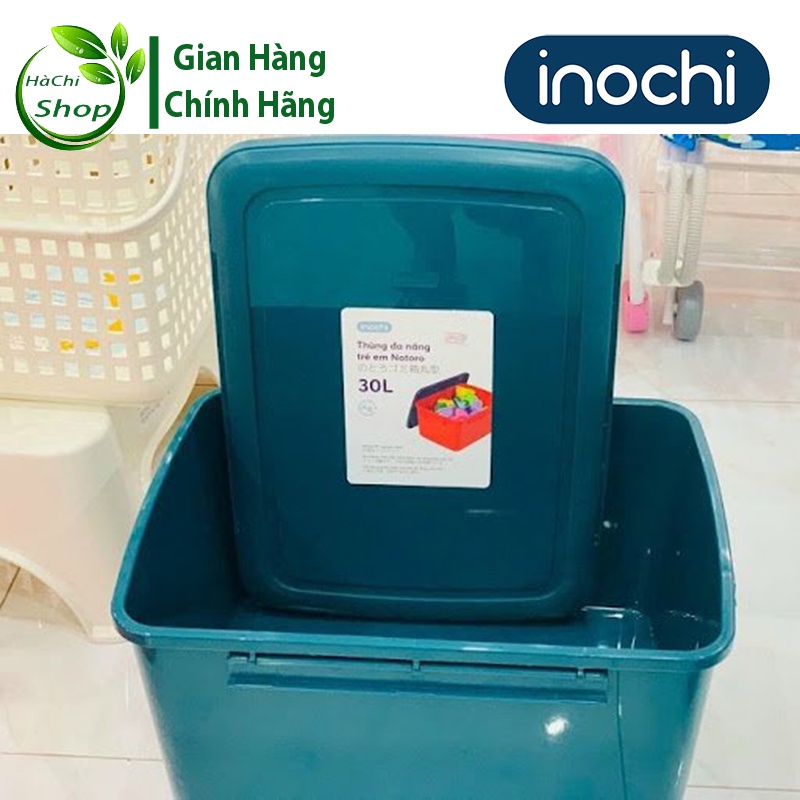 Thùng Đựng Đồ Chơi Trẻ Em 30L Inochi, Thùng Đựng Đồ Đa Năng Cho Bé, Dễ Dàng Phân Loại - Lưu Trữ Đồ Dùng Cho Bé
