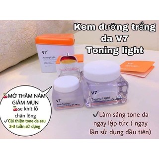 Kem dưỡng da v7, trắng da v7, hana forever