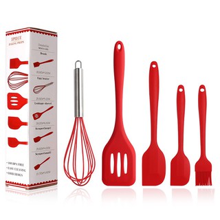 Set 5 dụng cụ làm bánh silicon
