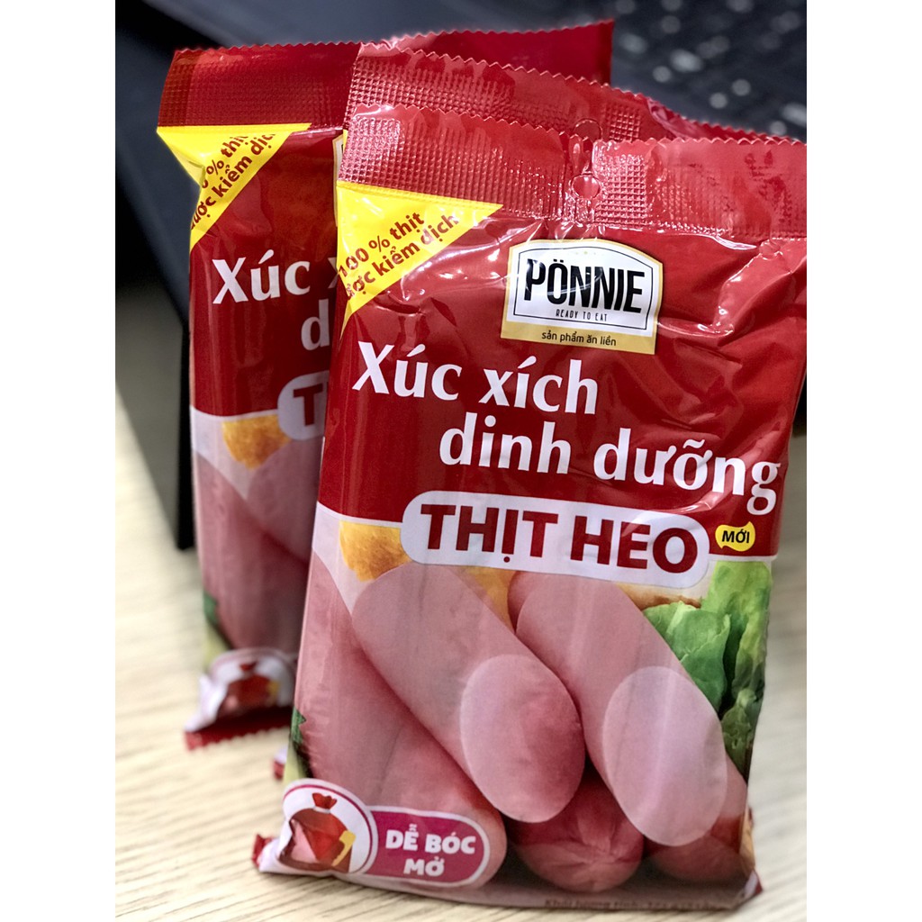 Xúc Xích Dinh Dưỡng Thịt Heo PONNIE 175g