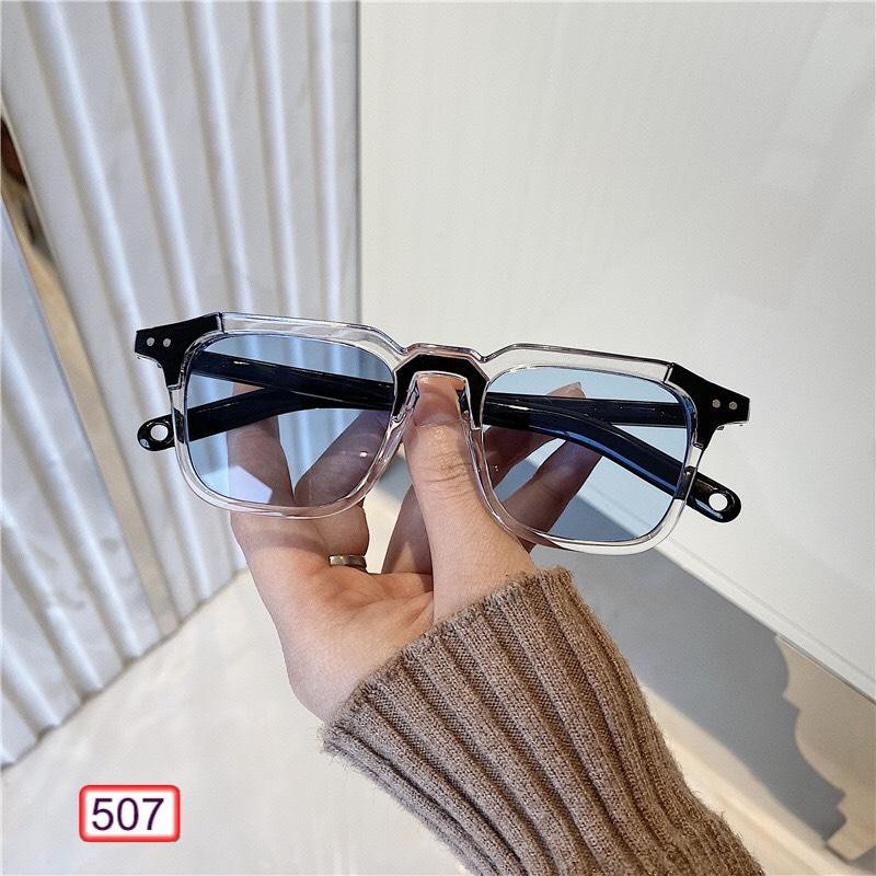 Mắt Kính 2 Chấm Viền Trong Suốt STYLE KPOP K507 Nhiều Màu Hot Trend | BigBuy360 - bigbuy360.vn