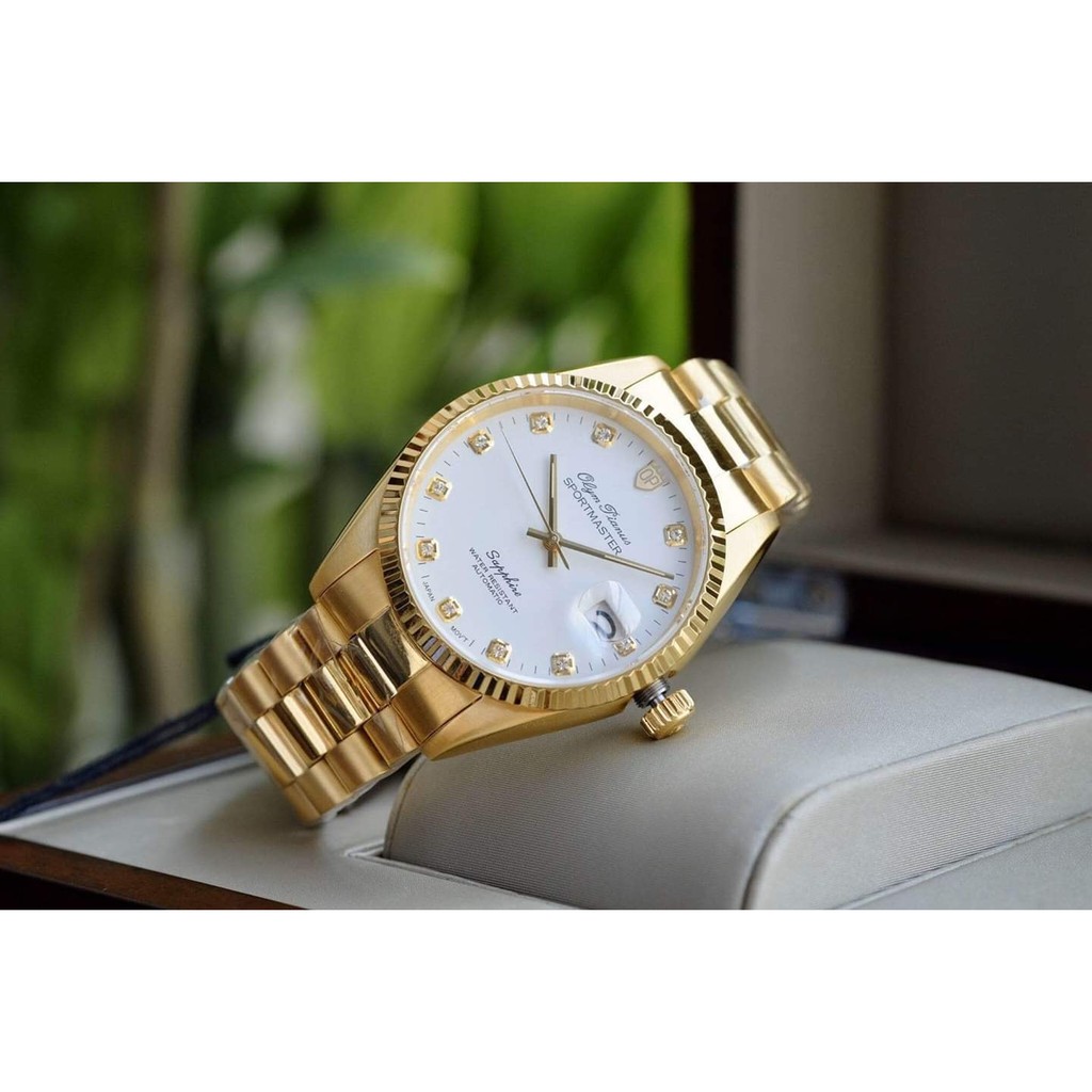 Đồng hồ Olym Pianus OP89322 chính hãng; Thiết kế kiểu dáng Rolex; New 100, Full Box