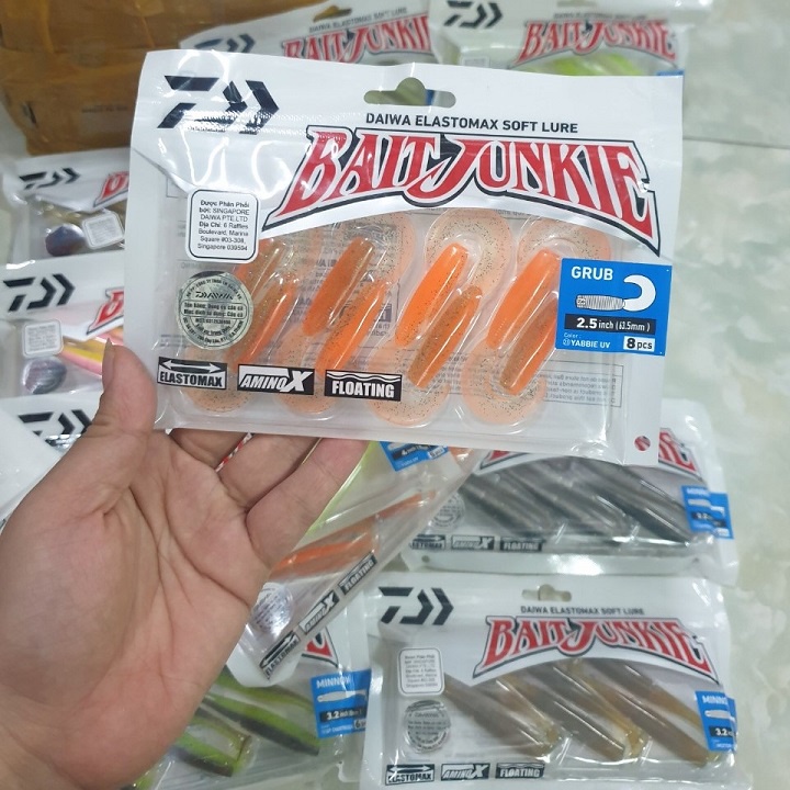 Mồi Mềm Câu Cá Bait Junkie Minnow Daiwa