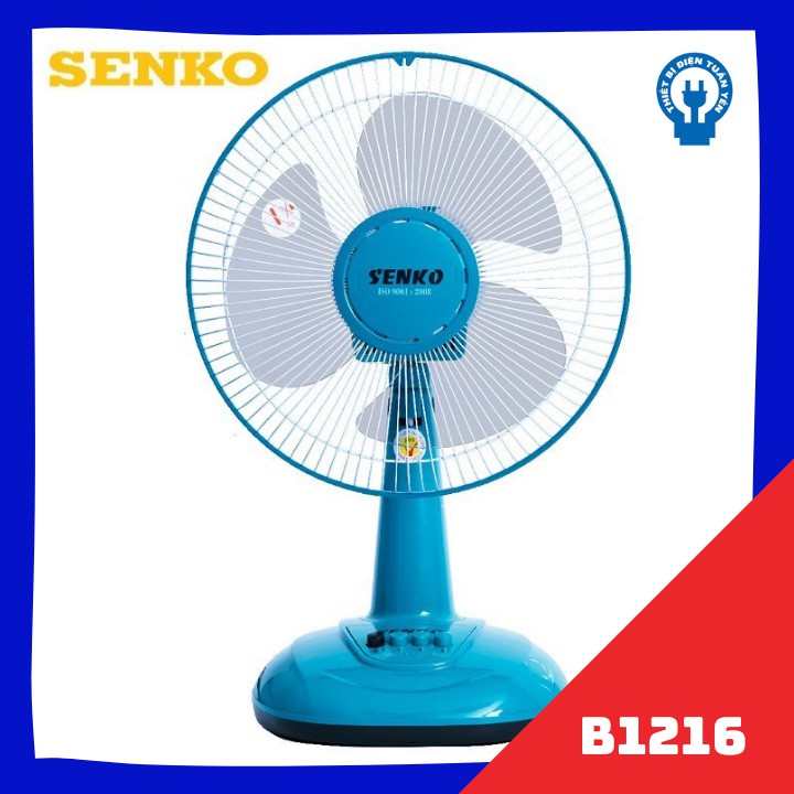 [Giao hỏa tốc 1H] Quạt bàn Senko B1216/B1213 -  Bảo Hành 2 năm Hàng Chính Hãng 100%