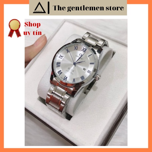 Đồng hồ nam Omega bát quái mặt tròn dây đúc đặc kim trôi giá rẻ - Freeship | BigBuy360 - bigbuy360.vn