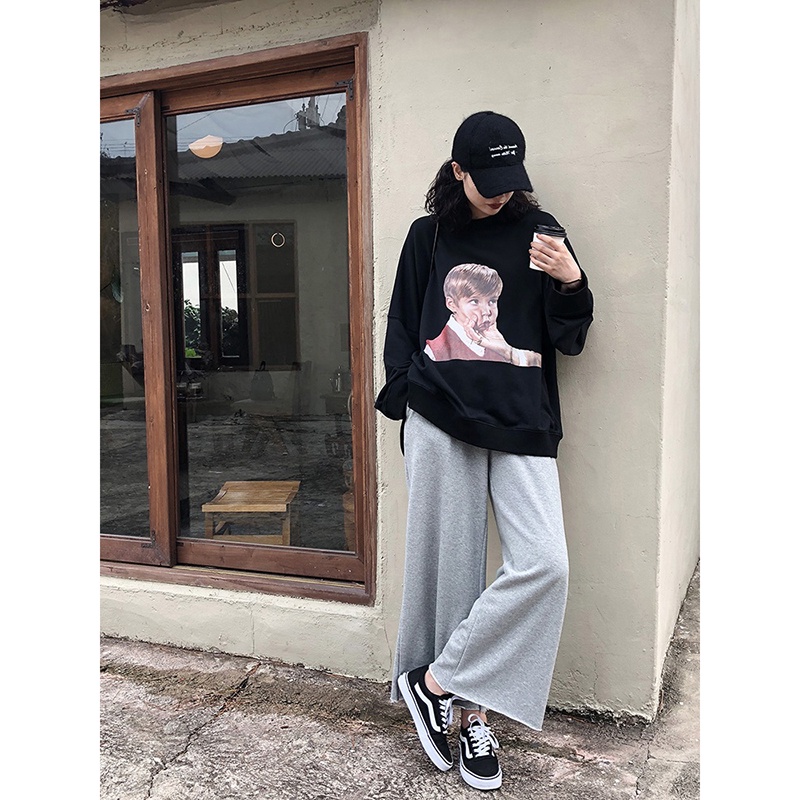 Áo Hoodie Dáng Rộng Phong Cách Hàn Quốc 2021 Mới Cho Nữ | BigBuy360 - bigbuy360.vn