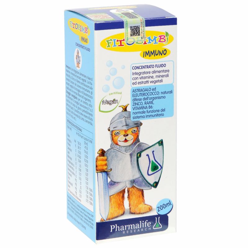 Fitobimbi Immuno - Tăng Cường Miễn Dịch Cho Bé Từ Thảo Dược Châu Âu có thành phần 100% thảo dược chuẩn hóa Châu Âu: