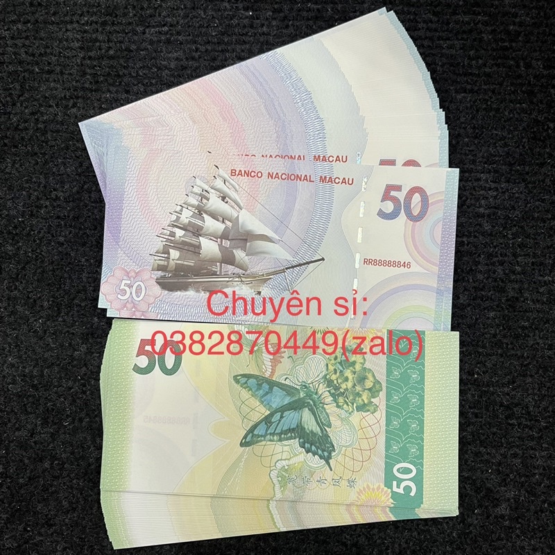 Sỉ 100 Tờ Tiền Thuận Buồm Xuôi Gió Macau Lưu Niệm Bảo An Cực Đẹp
