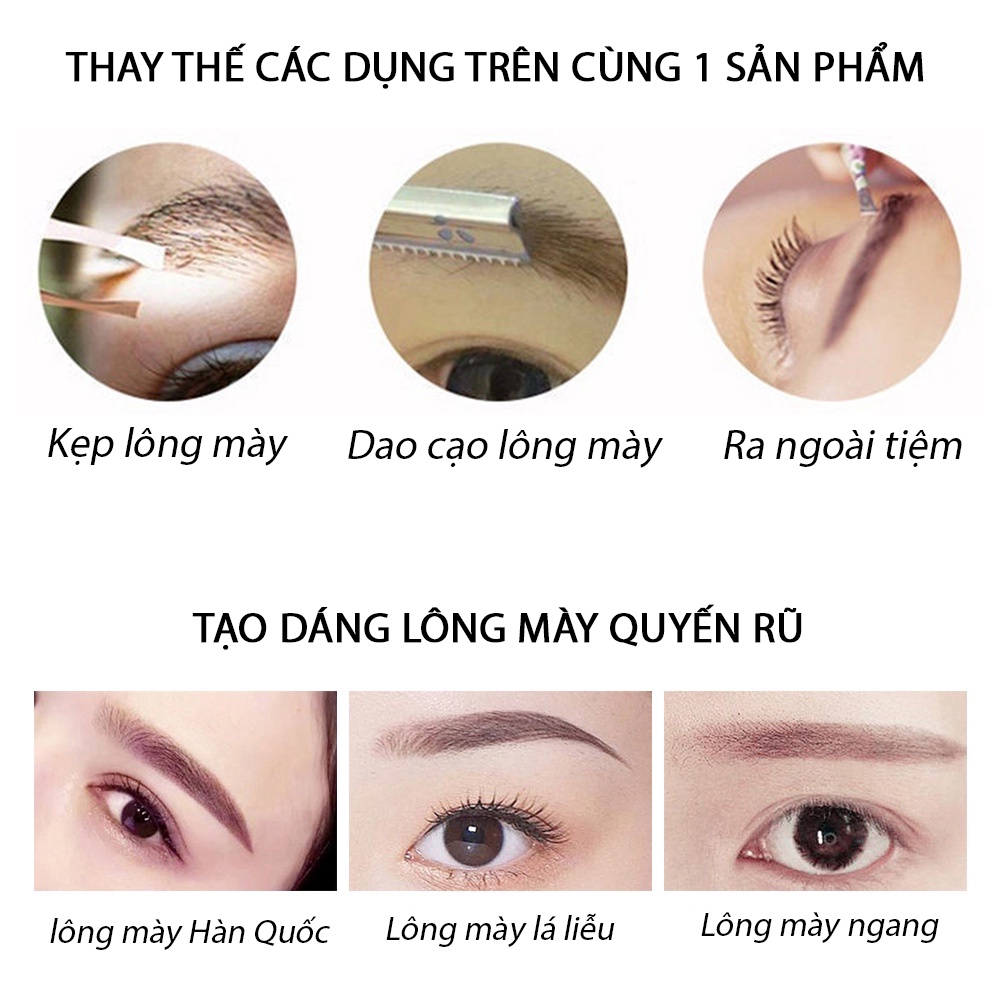 Bút Tỉa Lông Mày - Tỉa Ria Mép - Tỉa Lông Mũi Đa Năng Đầu Tỉa An Toàn 360 Độ - Nhỏ Gọn Thuận Tiện