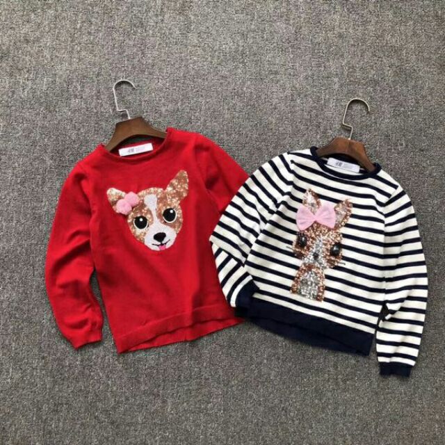 Freeship 99k toàn quốc_,Áo len H&M đính cườm